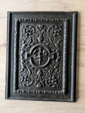 Schöne Gusseisen Ofenplatte