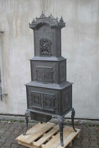 Gussofen kanonenofen kamin - gussofen,