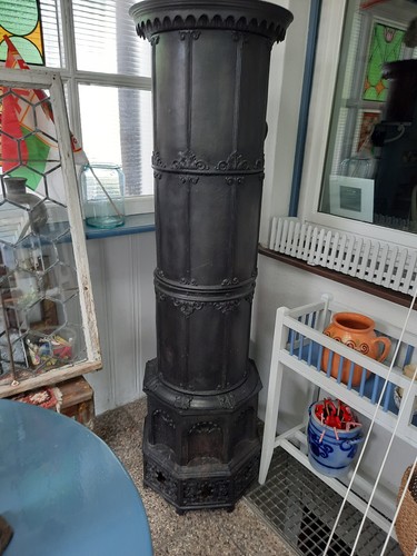 Historischer gussofen -  historischer, /