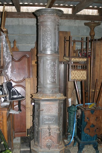 Gussofen kanonenofen kamin - gussofen,
