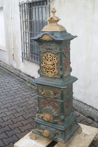 Gussofen kanonenofen kamin - gussofen,