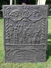 Antike Ofenplatte von 1710