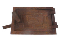 sehr alte Ofentür Ofenklappe