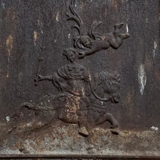 ANTIKE BAROCK OFENPLATTE AUS