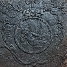 ANTIKE BAROCK OFENPLATTE AUS